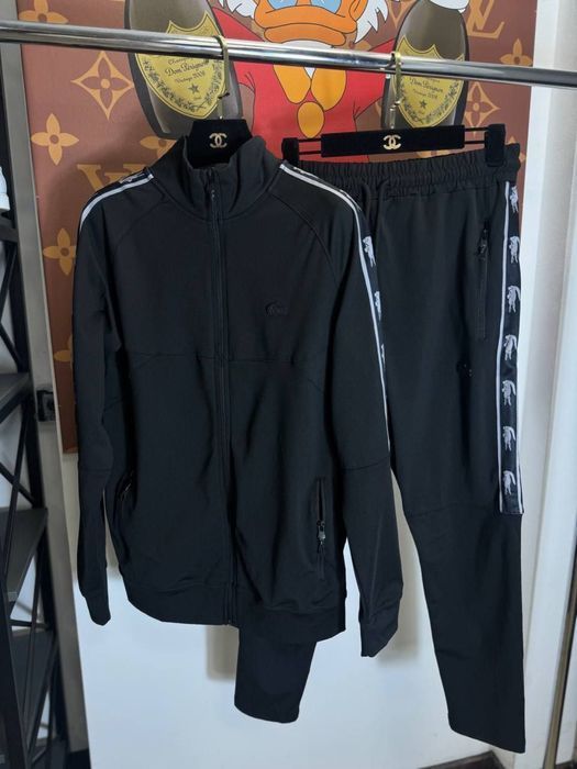 КОСТЮМ LACOSTE Мужской черный премиум осень/зима кофта штаны S M топ