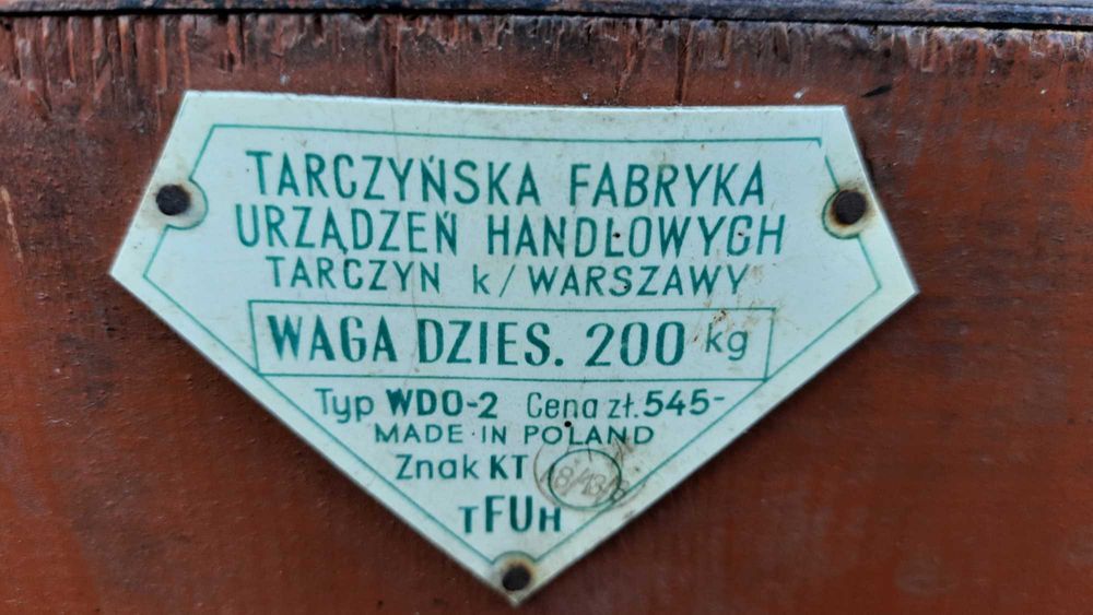 waga rolnicza  dziesiętna