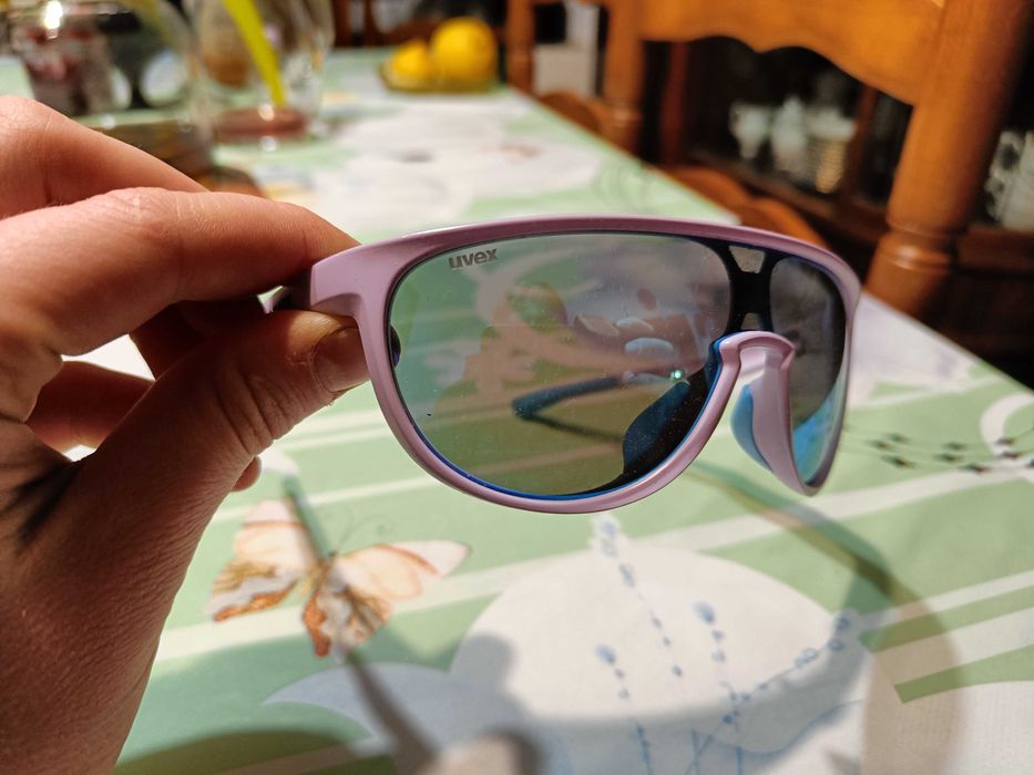 Okulary uvex różowe