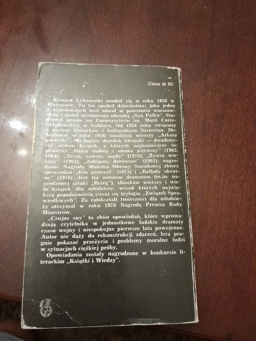 Czujne sny Ryszard Liskowacki