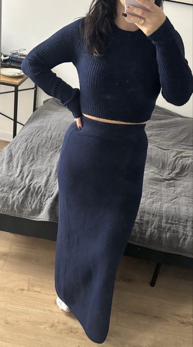 Komplet spodnica dluga i sweter