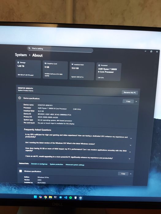Комп'ютер Ryzen 7 5800X