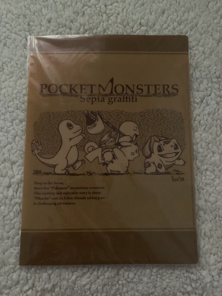 Pokemon Sepia Graffiti Double Pocket Clear File Over There Anime Poznan Lazarz Olx Pl