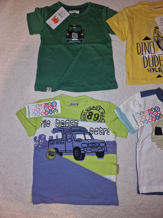 Bluzeczki  r.80- Nowe 6 szt