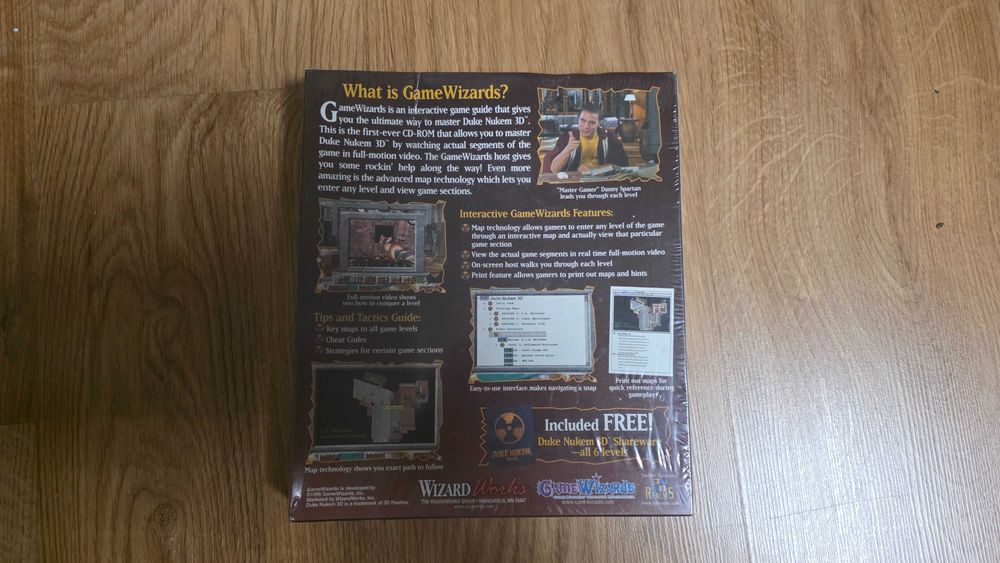 PC Duke Nukem gamewizards interactive guide premierowe wydanie big box