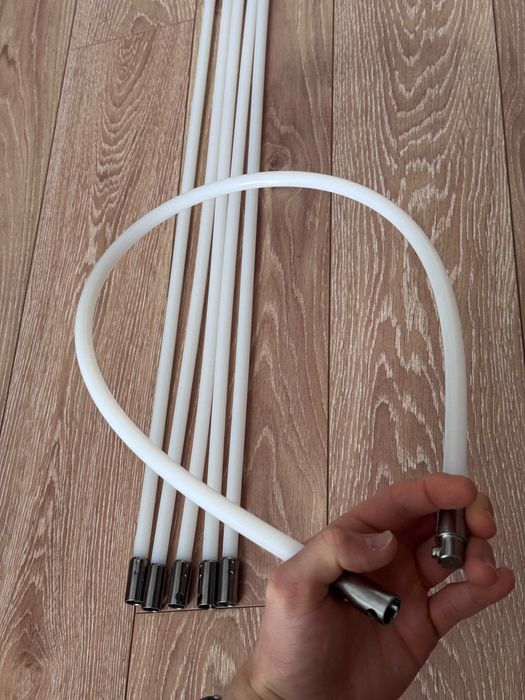 Długa 6-metrowa lanca do czyszczenia komina ze szczotką na wkrętarke