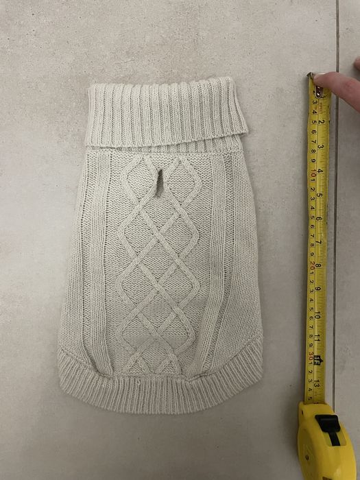 Beżowy sweterek dla psa (35 cm)