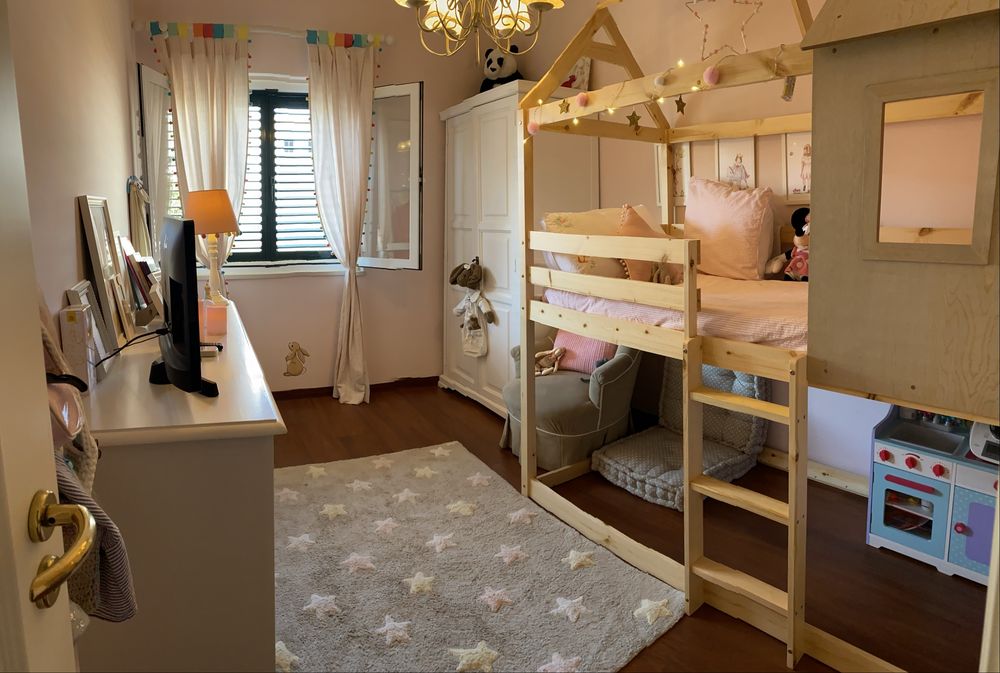 Cama Infantil Elevada tipo Casinha em Madeira – hôma