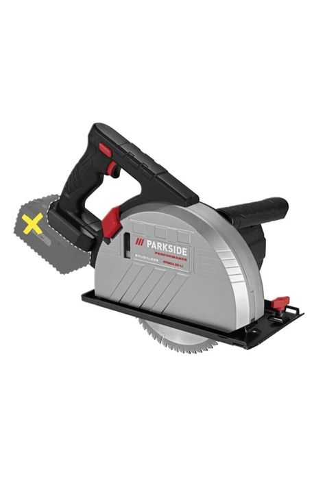 Serra circular de metal recarregável de 20V parkside performance