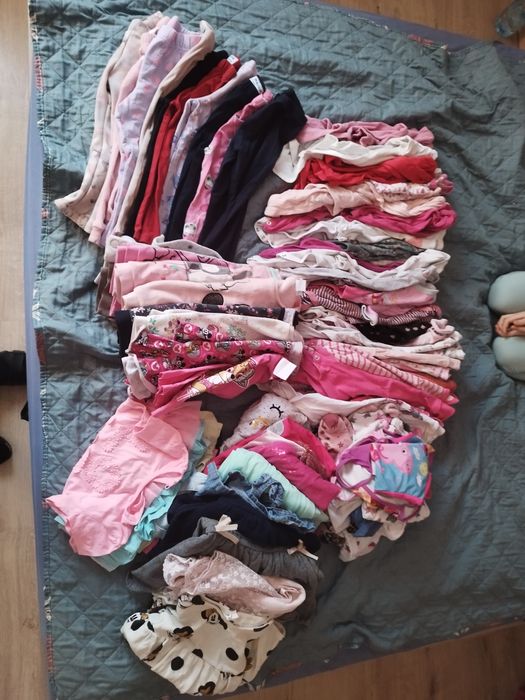 Paka 80 szt.ubranek dziewczynka r.92cm