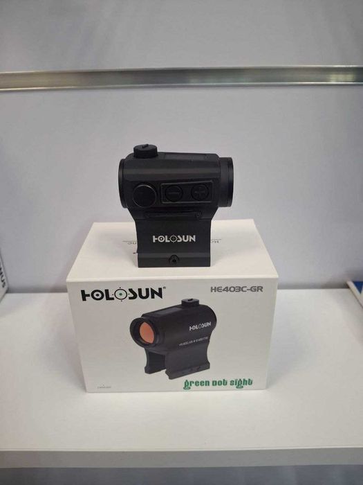 Коліматорний приціл Holosun ELITE HE403C-GR з сонячною панеллю