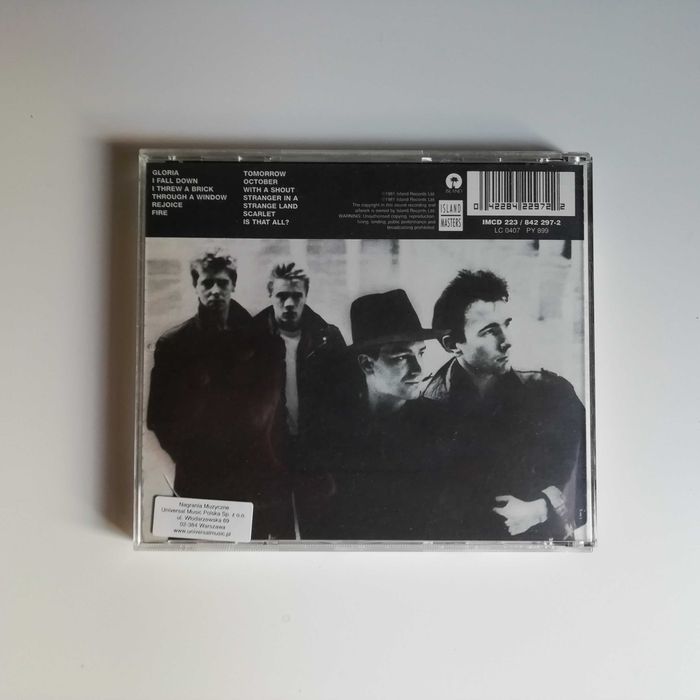 U2 - October płyta CD