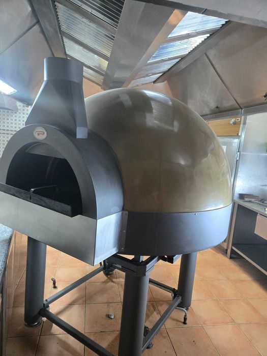 Forno Pizza Pavesi a gás, prato rotativo, 12 pizzas