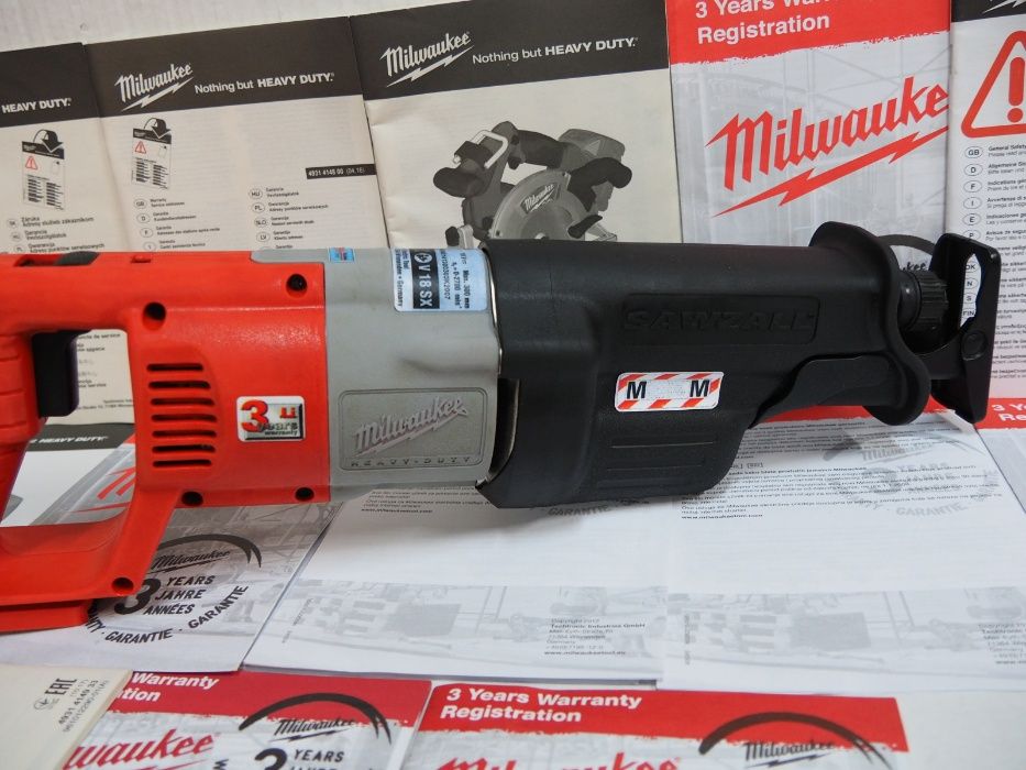 MILWAUKEE V18 SX pila szablasta pilarka ligi ogon 18v NI-CD,MH aku
