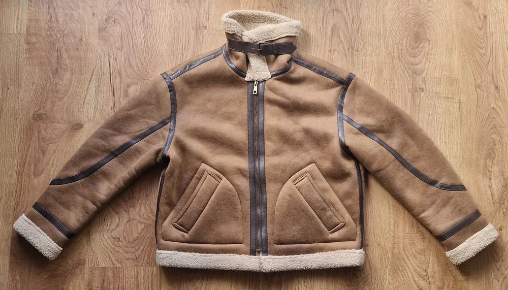 Casaco tipo aviador / shearling - Springfield