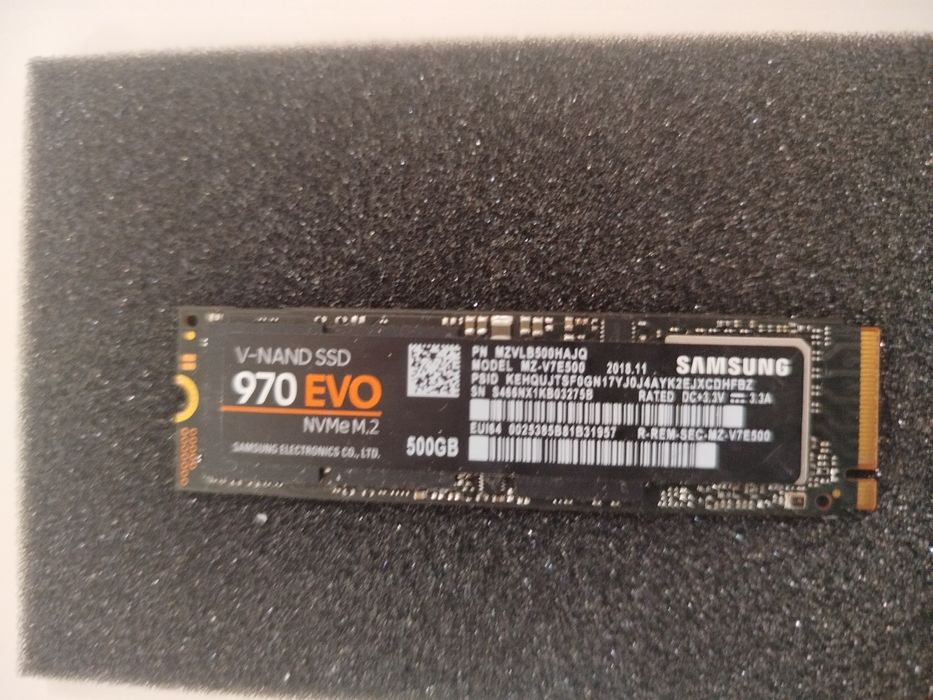 Ssd Samsung 970 evo 500gb m2 nvme