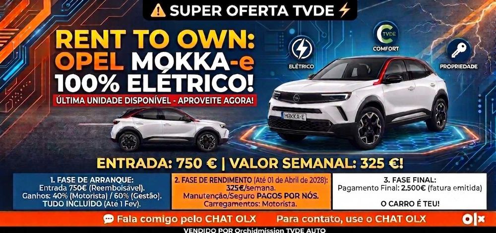 Tvde Aluguer com aquisição