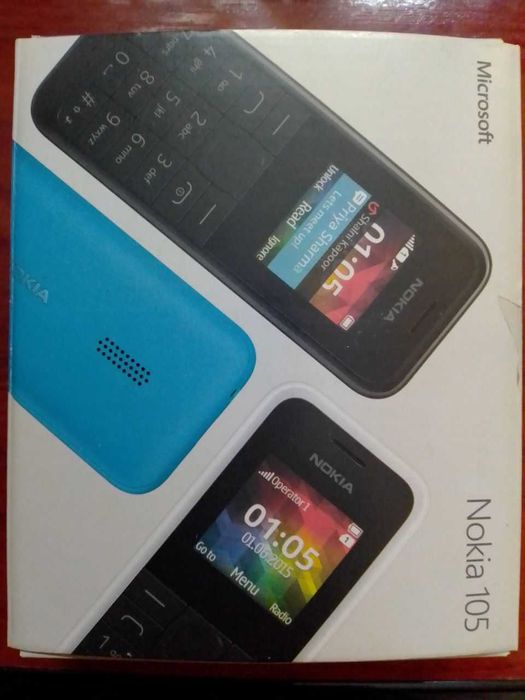 Мобільний телефон Nokia 105 с коробкой. Как новый.