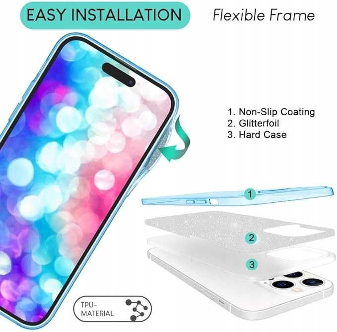 Plecki Kaliroo do Apple iPhone 14 PRO MAX turkusowy