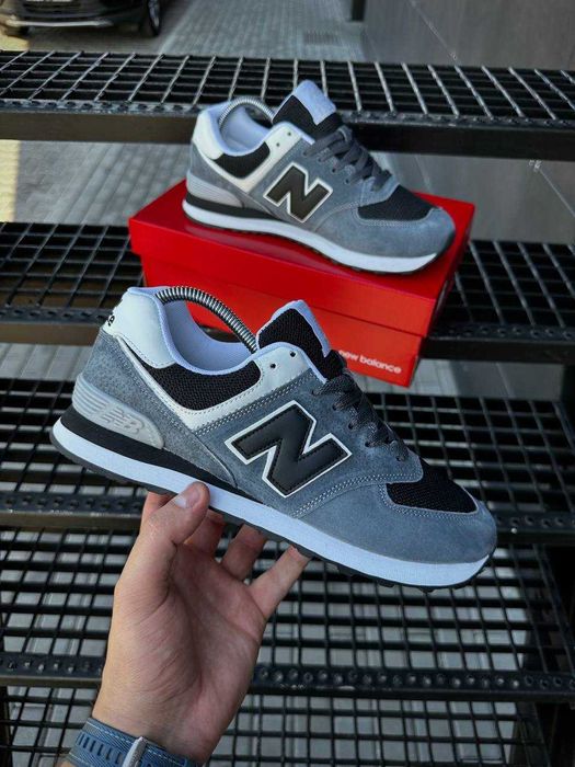 !ХІТ! Кросівки New Balance 574 Grey Black 40 41 42 43 44 45 нью беленс