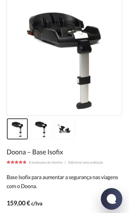 Doona plus 2 em 1 + bag, base isofix