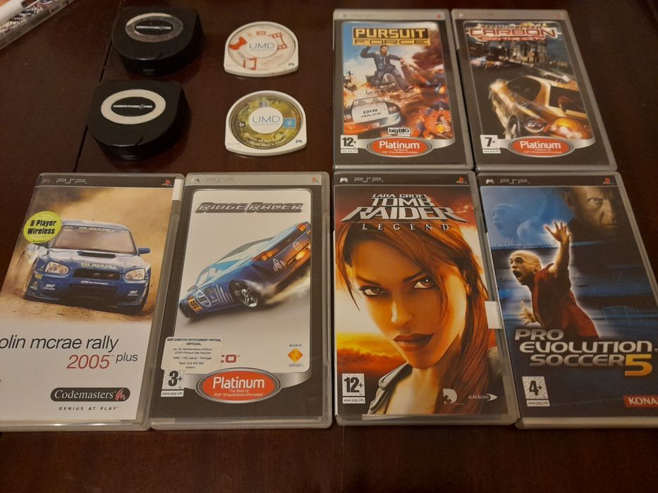 PSP Games: Need for Speed, Pursuit, Lara Croft, PES, Rally, Pirates64739236158595121
