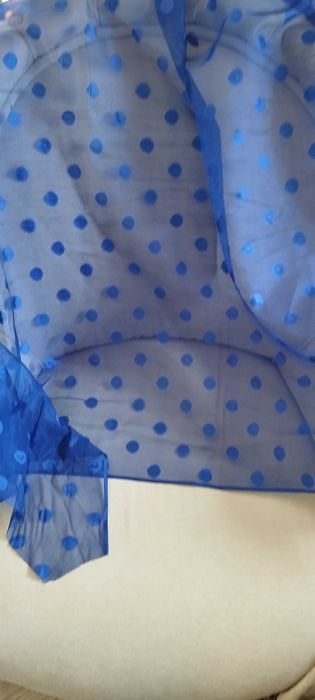 Organza bordada tecido francês antigo