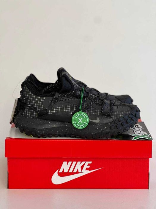 Мужские кроссовки Nike ACG Mountain Fly Low "Black light green" 41-45