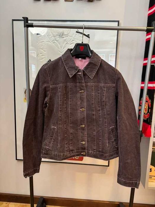 Kurtka jeansowa Vintage Kenzo Jeans Purple Pink Jacket 42 L