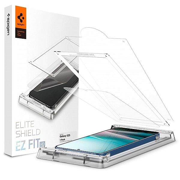 Szkło Hybrydowe Spigen Elite Shield "Ez Fit" Hd Galaxy S25 Clear