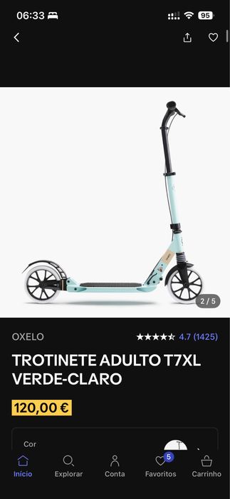 Trotinete adulto Decathlon T7XL