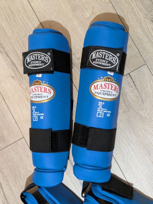 Ochraniacze na piszczele i stopy Masters K1 kickboxing MMA Muay Thai