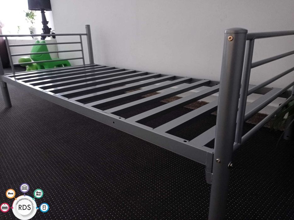 Łóżko pojedyncze Łóżka metalowe wymienne na piętrowe hostelowe 90x200