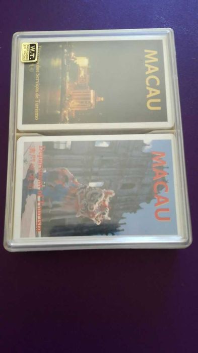 2 Baralhos de Cartas Selados de Macau