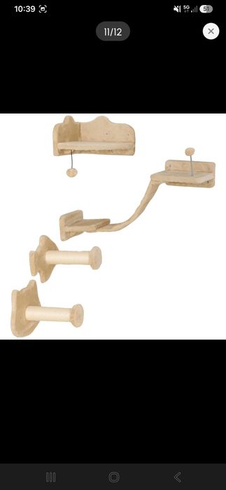 Conjunto de arranhador de parede para gatos