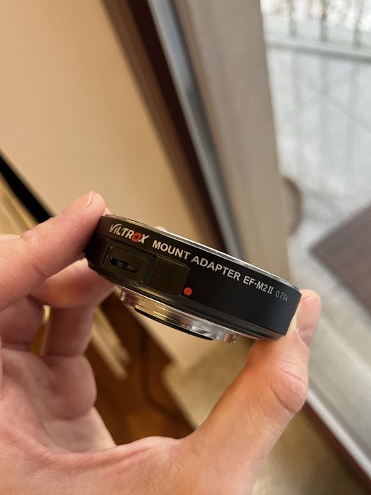 Objektyw Sigma 18-35 art 1.8 + Viltrox EF-M2 II