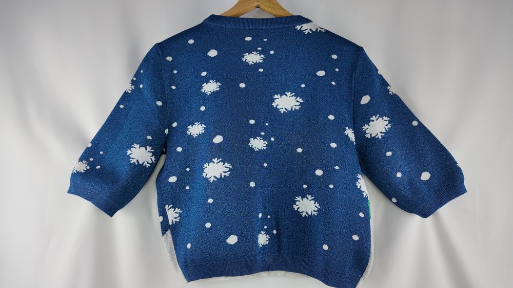 Topshop sweter świąteczny EU44 brokatowy zimowy – nowy