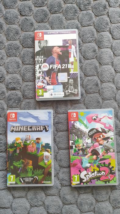 Gry Nintendo Minecraft splatoon2 FIFA 21