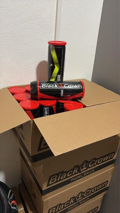 Caixas 72 Bolas de Padel (2€ tubo)