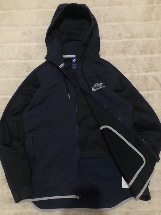 NIKE NSW AV15 (M) full-zip hoodie зип худи мужское темно-синее оригина