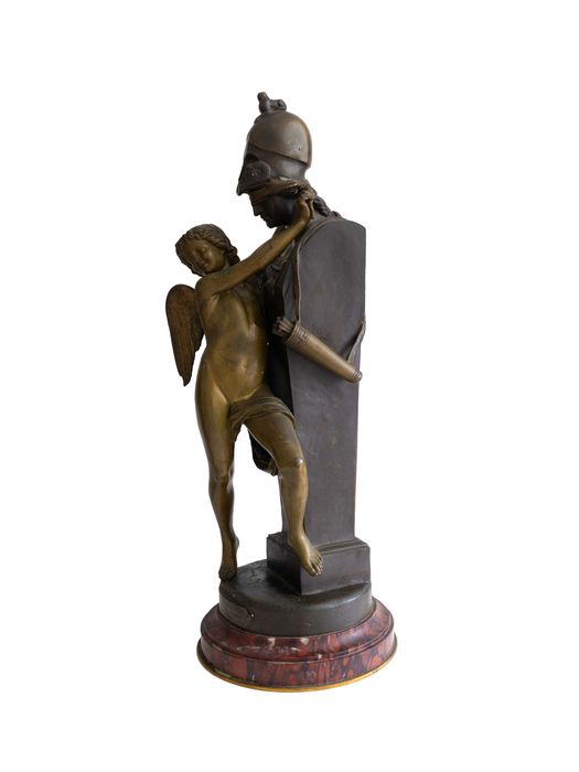 Estátua bronze Amor cativo Felix Sanzel | século XX