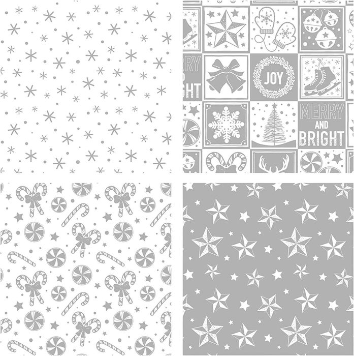 Ekskluzywny papier prezentowy 0,76x3m metalizowany