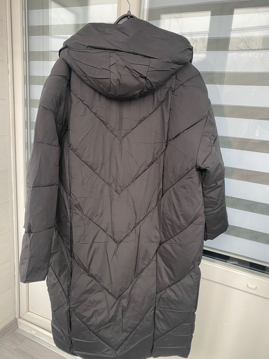 Стильний зимовий пальто/пуховик 54-56р