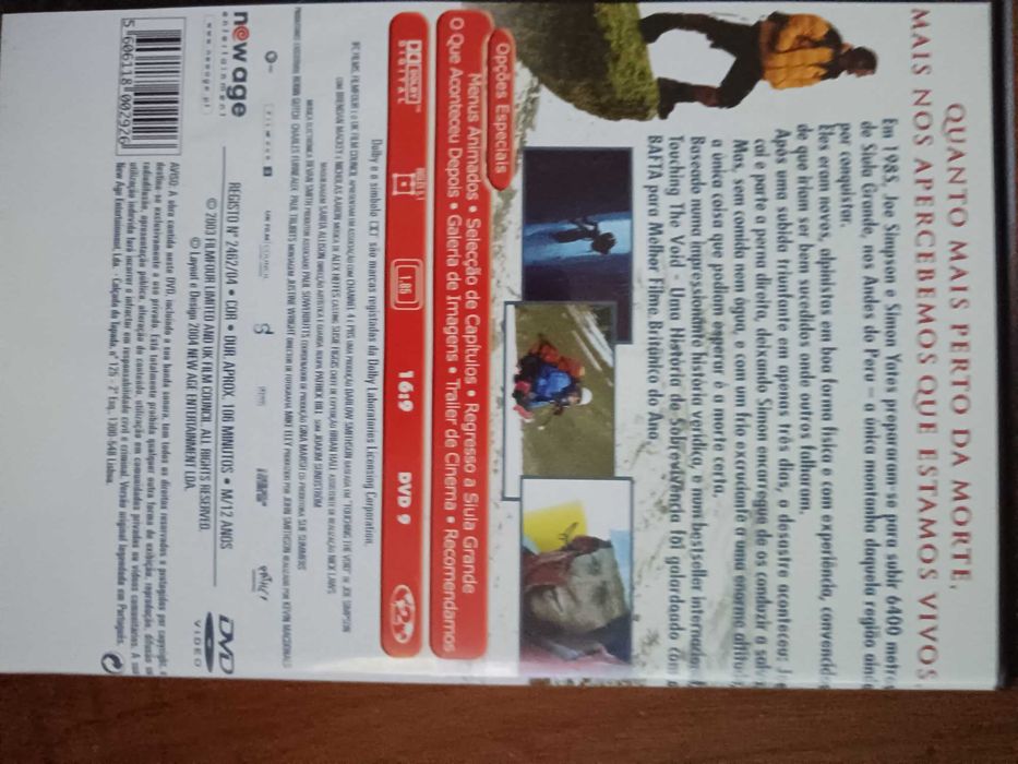filme dvd original - touching the void