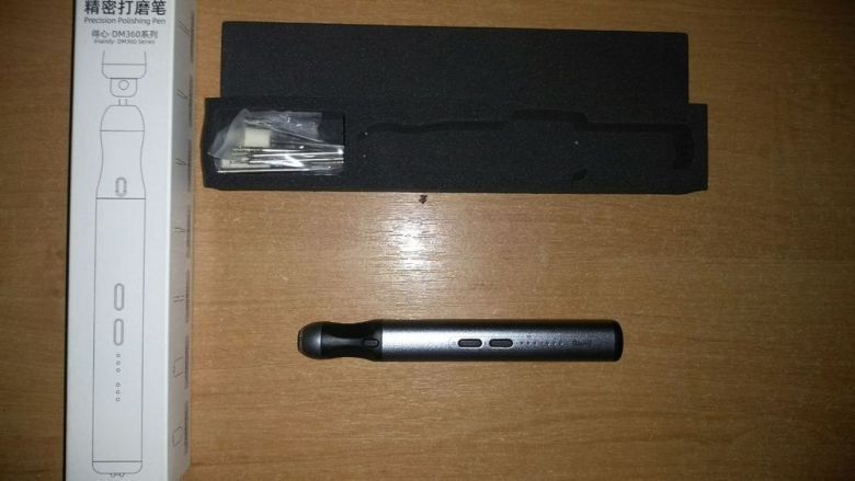 Аккумуляторный мини гравер полировочная бормашинка QianLi iHandy DM460