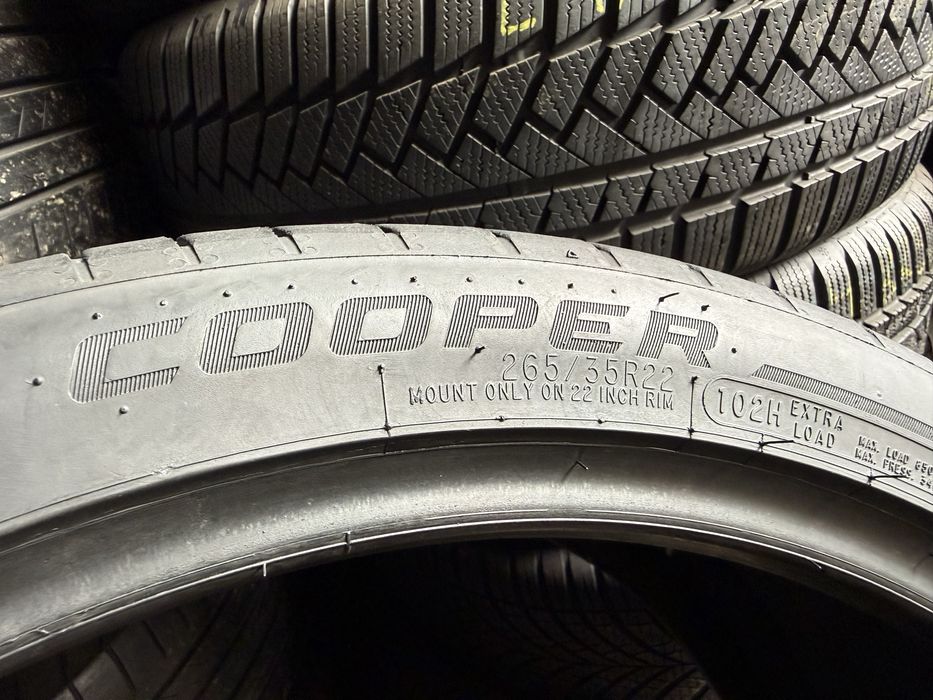 Літні шини 265/35 R22 Cooper CrossRange MO-S 4шт. 7мм 2023