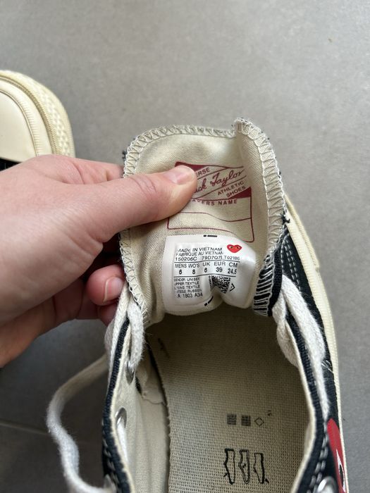 Кеди Converse x Comme des Garçons PLAY Chuck 70 конверс