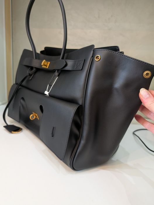 Велика сумка Balenciaga Преміум абсолютно вся шкіряна сумочка