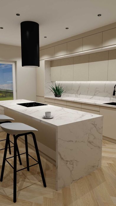 Meble kuchenne.  Projekt i montaż