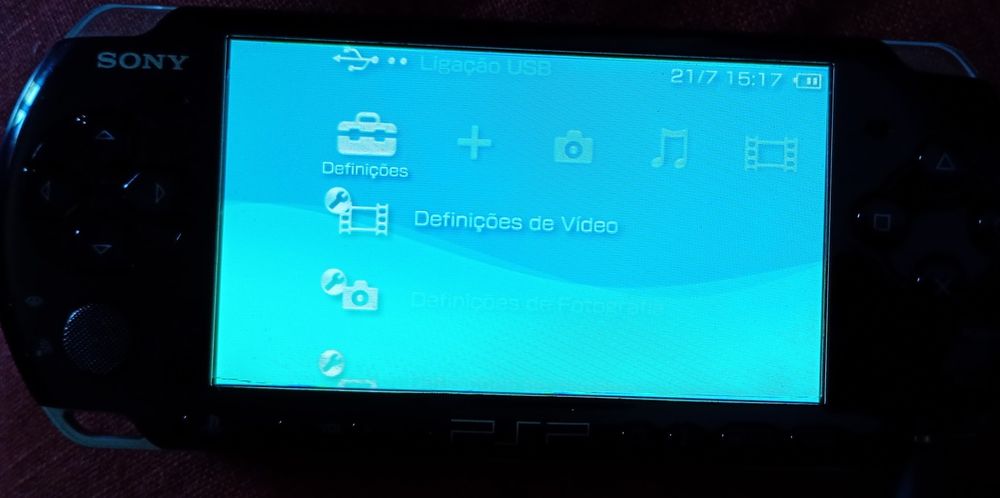 PSP Sony (cartão 6G+8Jogos+acessórios)